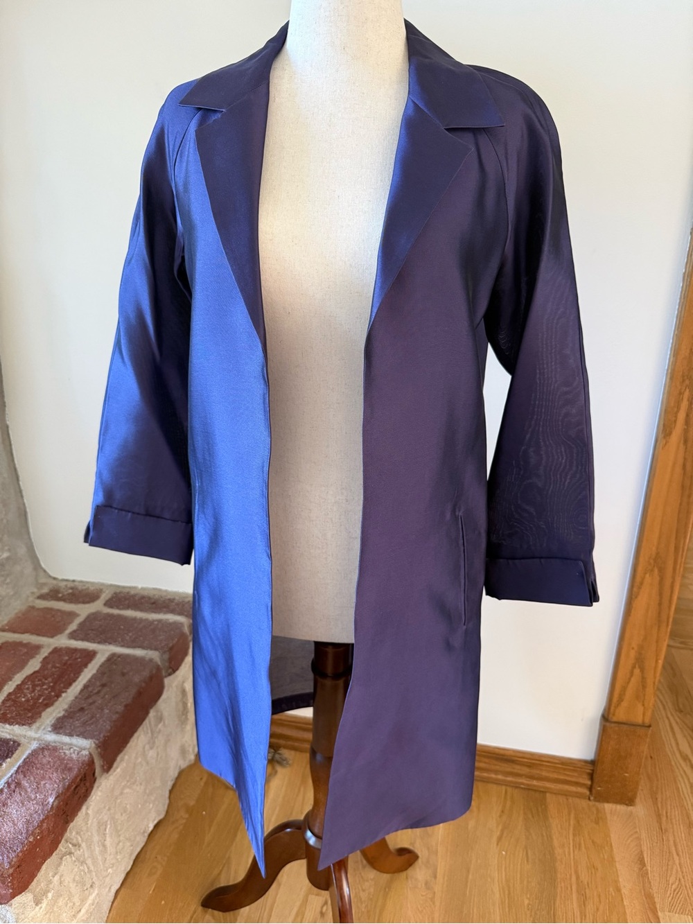 Vintage 100% Silk Topper Blazer Jacket